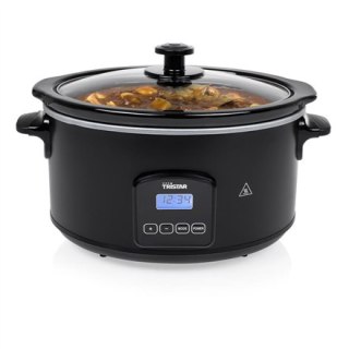 Tristar | VS-3920 | Slowcooker cyfrowy | 210 W | Stal nierdzewna | 4,5 L | Liczba programów 4 | Czarny