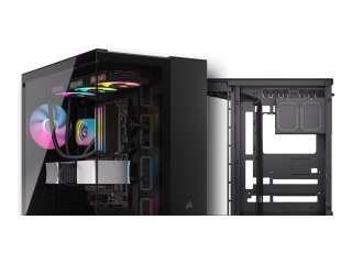 Corsair Dual Chamber PC Case | iCUE LINK 6500X RGB | Black | Mid Tower | Power supply included No | ATX