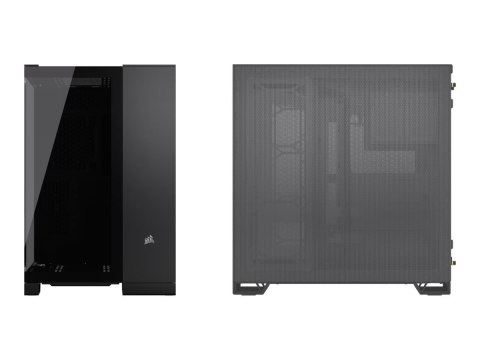 Corsair Dual Chamber PC Case | iCUE LINK 6500X RGB | Black | Mid Tower | Power supply included No | ATX