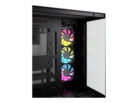 Corsair Dual Chamber PC Case | iCUE LINK 6500X RGB | Black | Mid Tower | Power supply included No | ATX