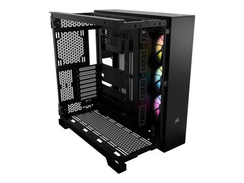 Corsair Dual Chamber PC Case | iCUE LINK 6500X RGB | Black | Mid Tower | Power supply included No | ATX