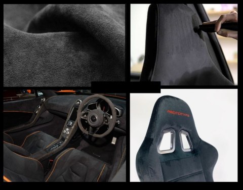 Fotel obrotowy do biurka CARRERA M ALCANTARA BLACK STAR