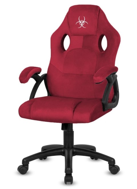 Fotel obrotowy do biurka CARRERA M ALCANTARA BURGUNDY