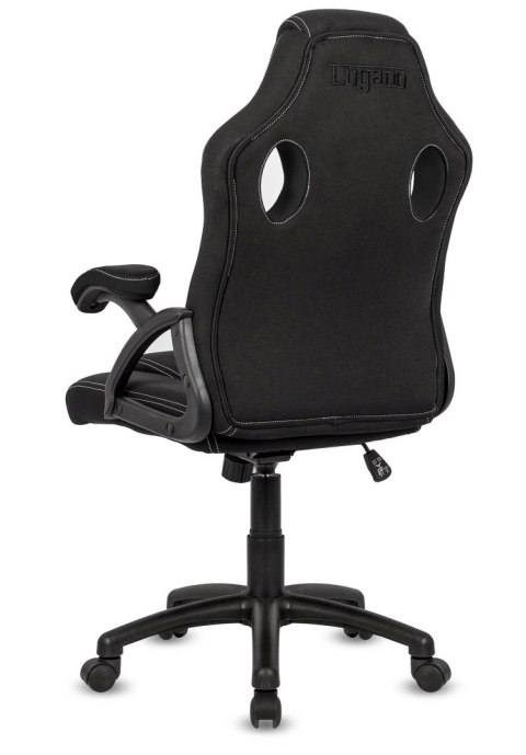 Fotel obrotowy do biurka CARRERA M BLACK FABRIC
