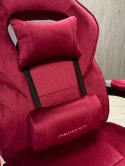 Fotel obrotowy do biurka TITAN BURGUNDY ALCANTARA PRO
