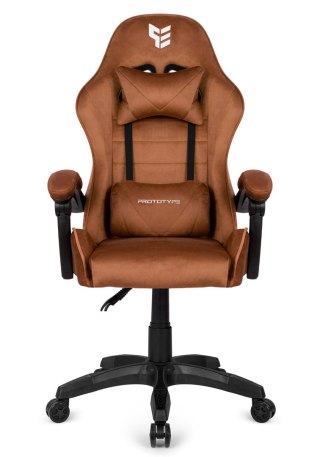 Fotel obrotowy gamingowy ENZO XL BROWN ALCANTARA