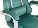 Fotel obrotowy gamingowy ENZO XL MINT ALCANTARA ICE