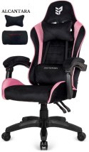 Fotel obrotowy gamingowy ENZO XL PINK ALCANTARA