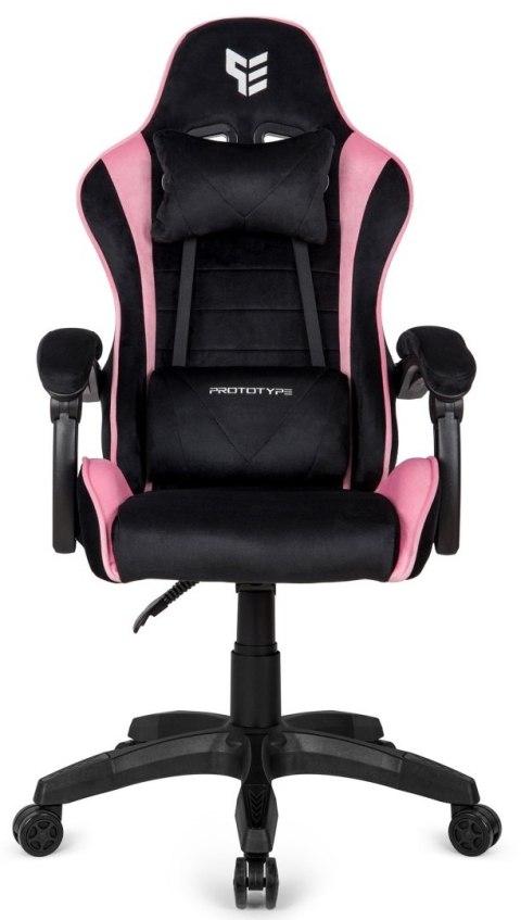 Fotel obrotowy gamingowy ENZO XL PINK ALCANTARA