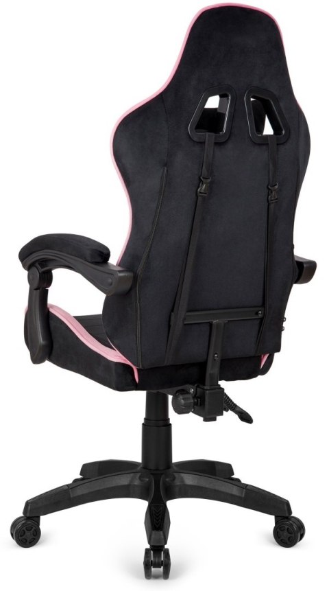 Fotel obrotowy gamingowy ENZO XL PINK ALCANTARA