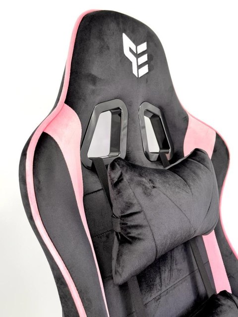 Fotel obrotowy gamingowy ENZO XL PINK ALCANTARA
