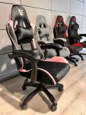 Fotel obrotowy gamingowy ENZO XL PINK ALCANTARA