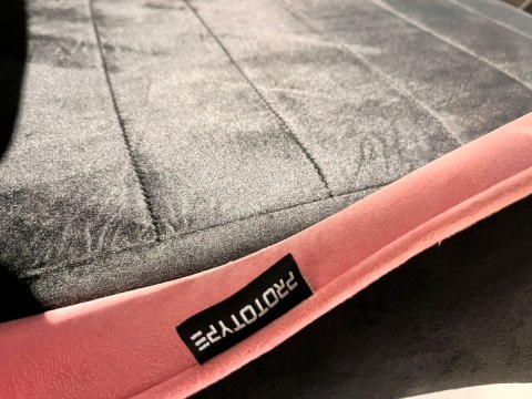 Fotel obrotowy gamingowy ENZO XL PINK ALCANTARA