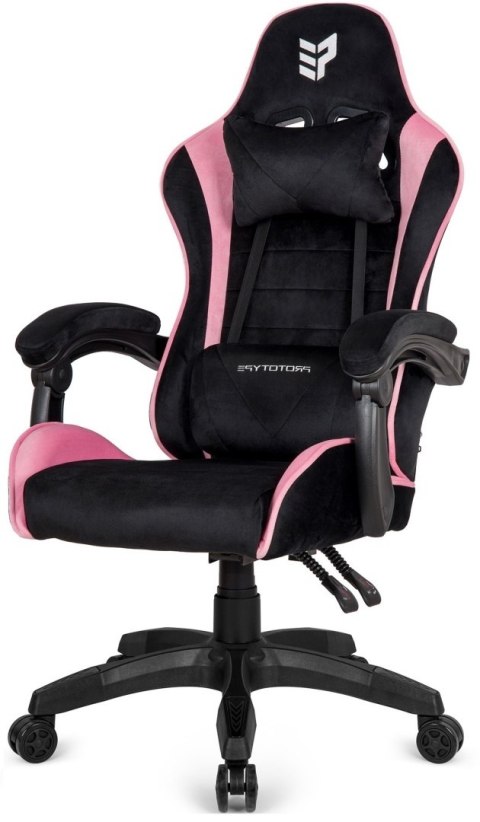 Fotel obrotowy gamingowy ENZO XL PINK ALCANTARA