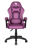 Fotel obrotowy gamingowy ENZO XL PURPLE ALCANTARA