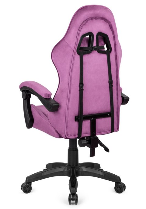 Fotel obrotowy gamingowy ENZO XL PURPLE ALCANTARA