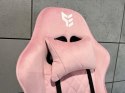 Fotel obrotowy gamingowy XL POKER PRO PINK SWEET ALCANTARA