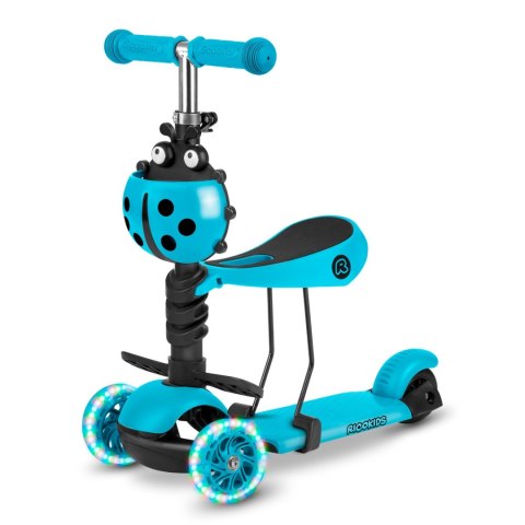 Hulajnoga trójkołowa Ricokids Buggy - turkusowa Hulajnoga trójkołowa Ricokids Buggy - turkusowa