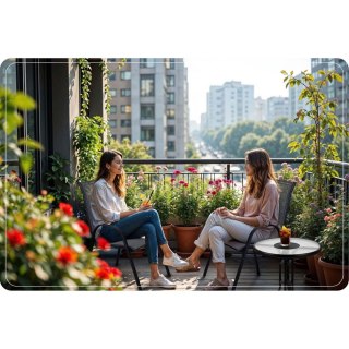 KRZESŁA OGRODOWE TEKSTYLNE SOFOTEL SO-980 ZESTAW 4 SZT