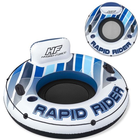 Koło do pływania Rapid Rider śr. 135 cm 2 uchwyty Bestway 43116 Koło do pływania Rapid Rider śr. 135 cm 2 uchwyty Bestway 43116