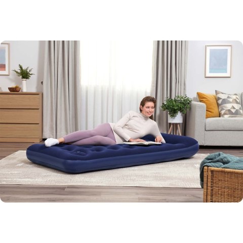 Materac dmuchany 188x99x22 cm z wbudowaną pompką nożną Bestway 67224 Materac dmuchany 188x99x22 cm z wbudowaną pompką nożną Bestway 67224