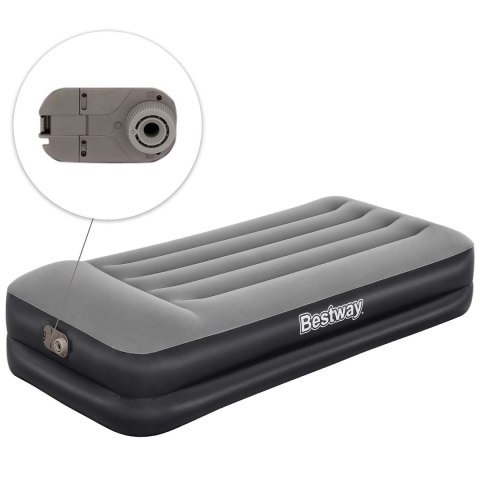 Materac dmuchany 191x97x46 cm z wbudowaną pompką elektryczną Bestway 67401 Materac dmuchany 191x97x46 cm z wbudowaną pompką elektryczną Bestway 67401