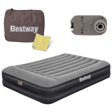 Materac dmuchany 203x152x46 cm z wbudowaną pompką elektryczną Bestway 67403 Materac dmuchany 203x152x46 cm z wbudowaną pompką elektryczną Bestway 67403