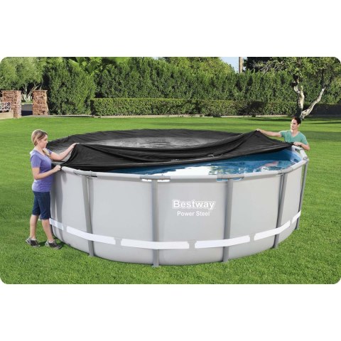 Pokrywa do basenu stelażowego 488 cm Bestway 58249 Pokrywa do basenu stelażowego 488 cm Bestway 58249