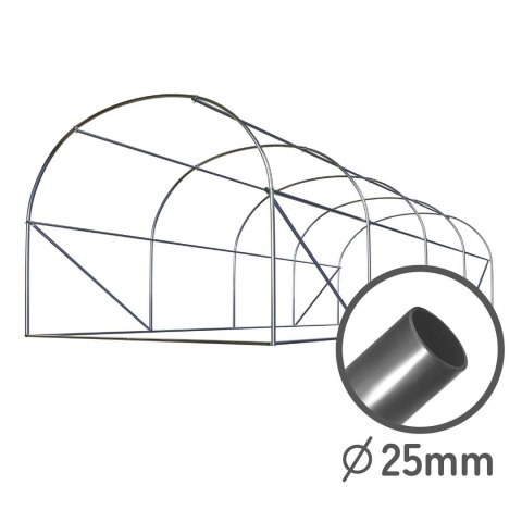 Tunel ogrodowy 2,5x4xH2m (10m2) Plonos Tunel ogrodowy 2,5x4xH2m (10m2) Plonos