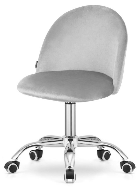 Krzesło obrotowe GLORIA OFFICE LIGHT GREY VELVET