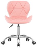 Krzesło obrotowe VASTO OFFICE PU PINK+WHITE