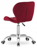 Krzesło obrotowe VASTO OFFICE VELVET BURGUNDY
