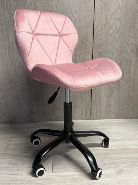 Krzesło obrotowe VASTO OFFICE VELVET PINK SMOKE