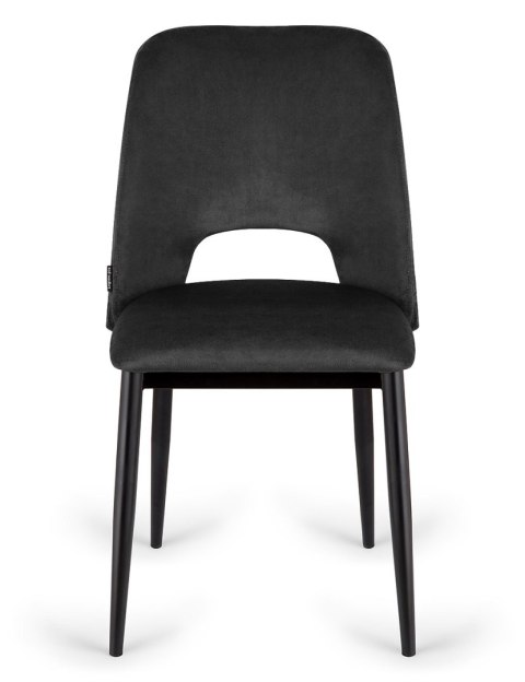 Krzesło tapicerowane GOTI BLACK VELVET
