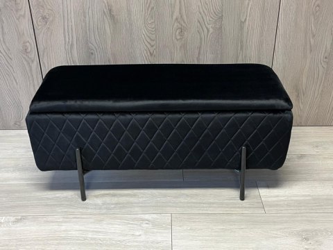 PUFA kufer Lugano LUZZI DIAMOND BLACK VELVET 95 II GATUNEK