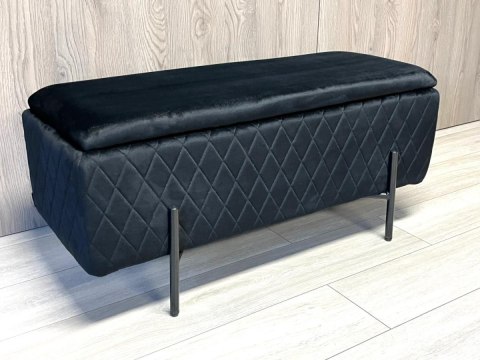 PUFA kufer Lugano LUZZI DIAMOND BLACK VELVET 95 II GATUNEK