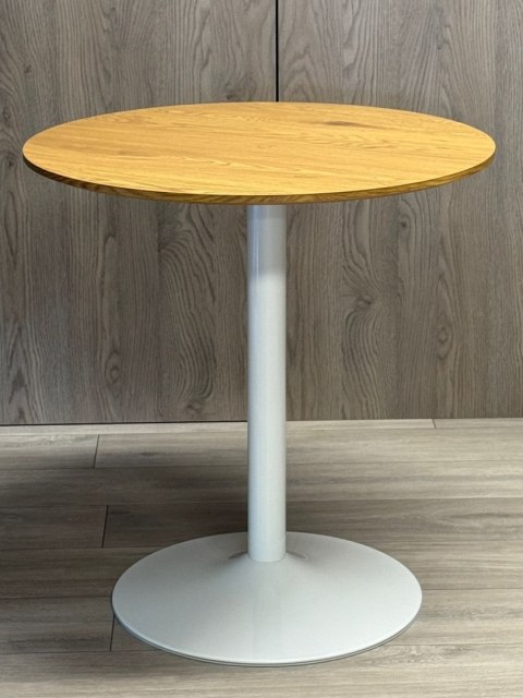 Stół okrągły VICTORY DARK WOOD 70 cm MILK