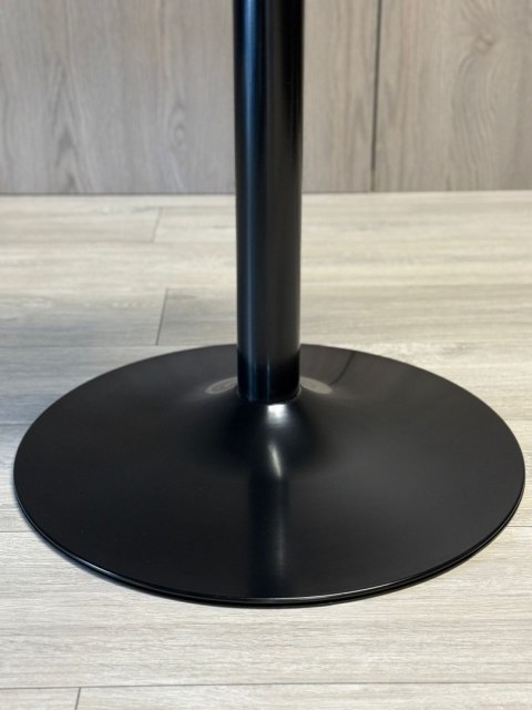 Stół okrągły VICTORY DARK WOOD 70 cm SMOKE