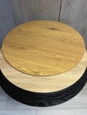 Stół okrągły VICTORY SLIM DARK WOOD 70 cm COPPER