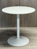 Stół okrągły VICTORY WHITE 70 cm MILK
