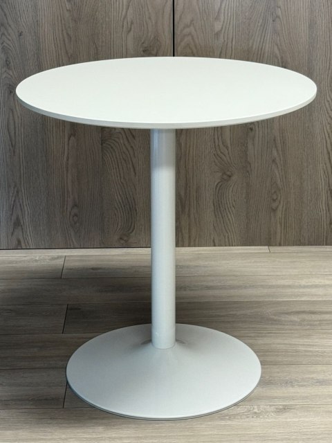 Stół okrągły VICTORY WHITE 70 cm MILK
