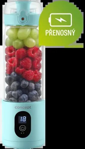 Blender personalny Smoothie bezprzewodowy FitMaker niebieski SM4002