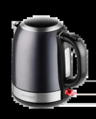 Czajnik elektryczny 1,2 l stal nierdzewna dark RK3252