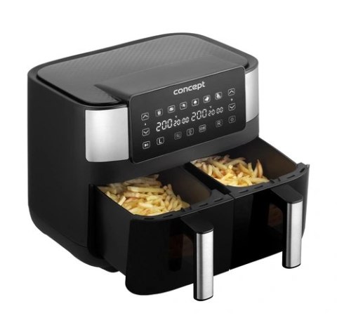 Frytkownica beztłuszczowa Air Fryer DOUBLE 8 l FR8000 Frytkownica beztłuszczowa Air Fryer DOUBLE 8 l FR8000
