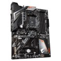 Gigabyte | A520 AORUS ELITE 1.0 | Rodzina procesorów AMD | Gniazdo procesora AM4 | DDR4 DIMM | Gniazda pamięci 4 | Liczba złączy