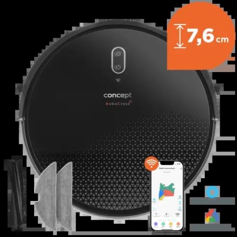 Robot sprzątający z mopowaniem 2w1 RoboCross Laser VR3300 Robot sprzątający z mopowaniem 2w1 RoboCross Laser VR3300