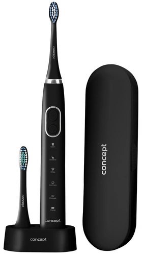 Szczoteczka soniczna CONCEPT z etui podróżnym PERFECT SMILE, czarna ZK4011 Szczoteczka soniczna CONCEPT z etui podróżnym PERFECT SMILE, czarna ZK4011