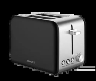 Toster BLACK stal nierdzewna TE2052