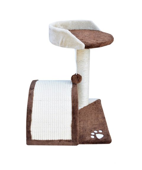 DRAPAK DLA KOTA MAŁY LEGOWISKO SŁUPEK BUDKA HAMAK BRĄZOWY 43 cm DRAPAK DLA KOTA MAŁY LEGOWISKO SŁUPEK BUDKA HAMAK BRĄZOWY 43 cm