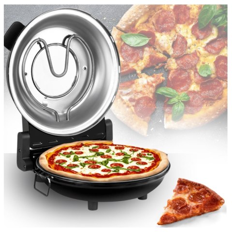 Domowy piec pizza kamień 32cm regulacja temperatury 400°C autentyczny smak Domowy piec pizza kamień 32cm regulacja temperatury 400°C autentyczny smak